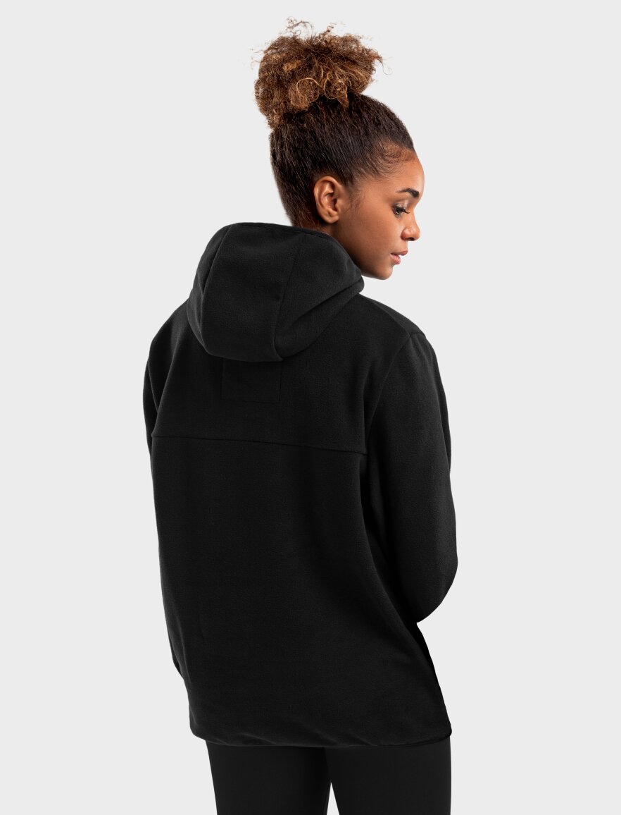 Sudadera Con Capucha Icyzone Para Mujer - Forro Polar, Gran Tamaño, Bolsillo Canguro, Cordón ¡Cómoda Y Abrigada!