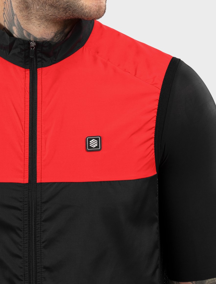 Gilet Vélo Coupe-Vent Sans Manche Femme SIROKO V1 - Protection Légère Et Respirante