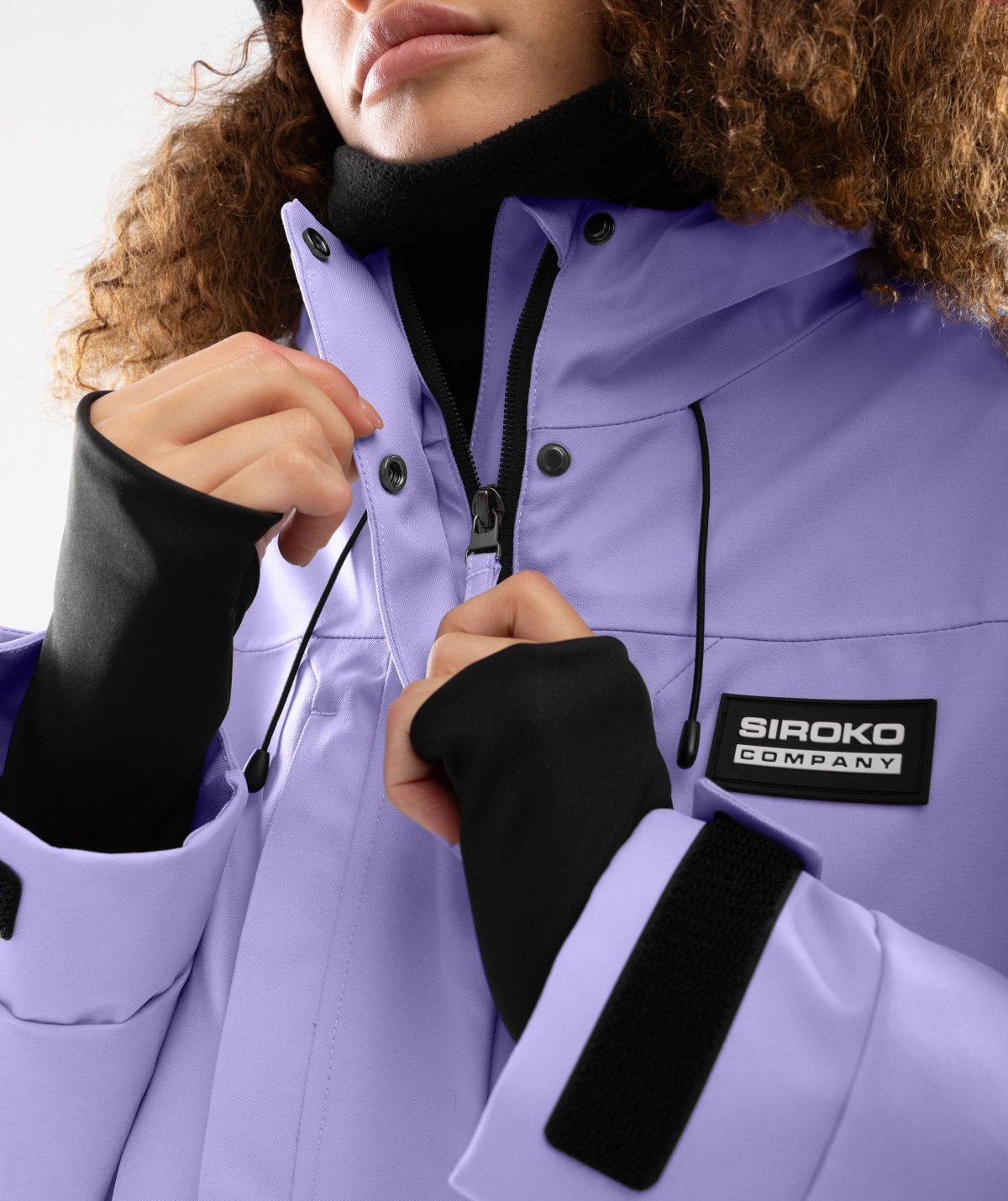 Veste De Snowboard Femme SIROKO W4-W Nevis - Isolée Sorona Aura, Déperlante, Respirante 10 000g/m²/j - 8