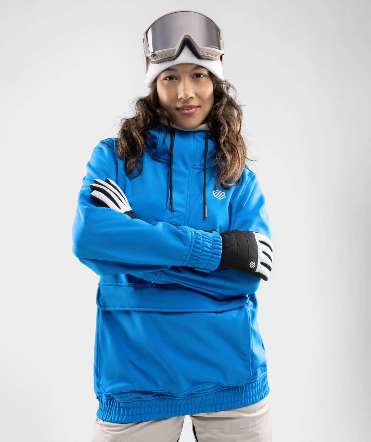 SIROKO Veste Snowboard Femme W3-W Halti - Poche Kangourou - Protection Déperlante
