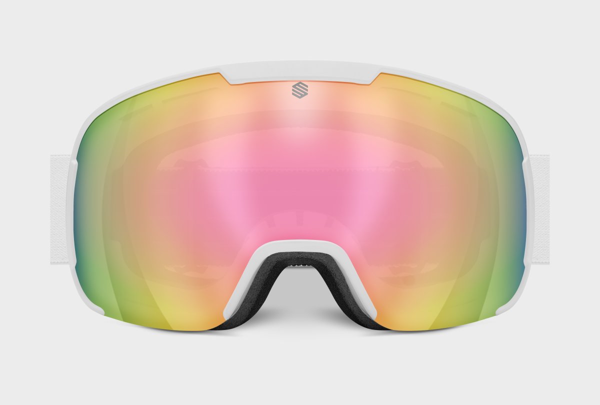 Masque de ski et snowboard | LS3 Standard Blanc Tissé Masque de ski et snowboard | LS3 Standard Blanc Tissé