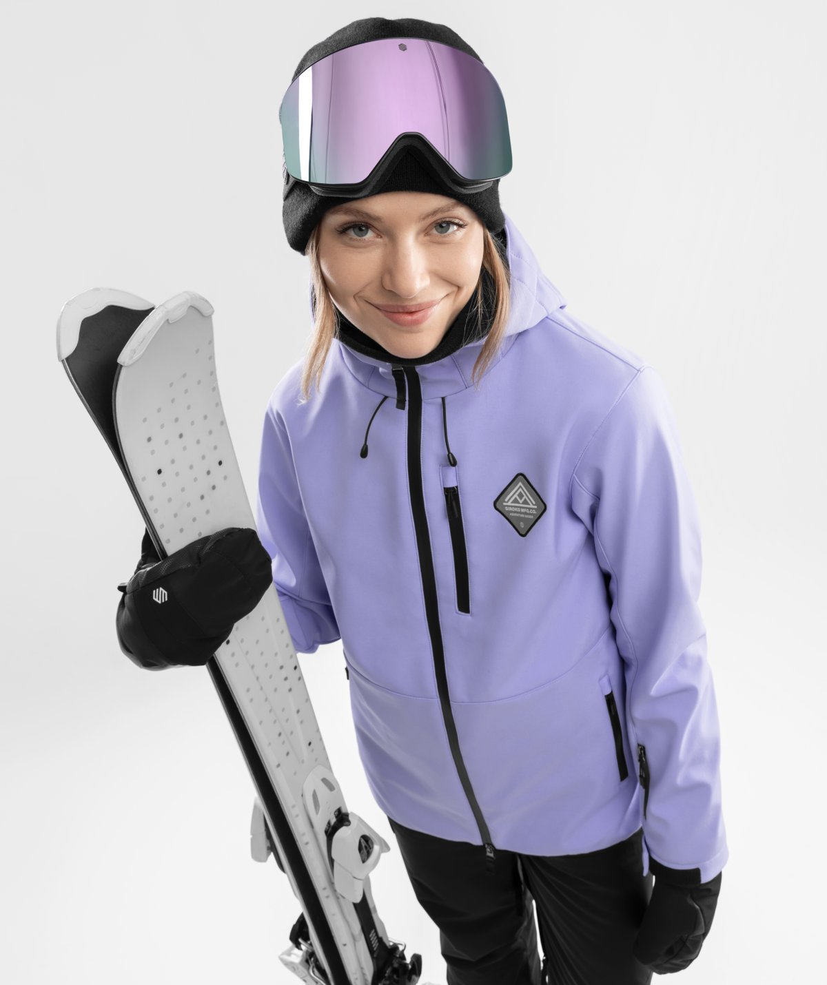 The W2-W Makalu ski and snowboard jacket features three-layer softshell fab...