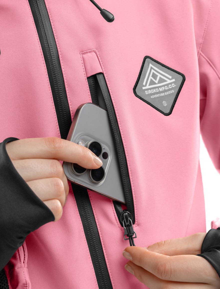 Giacca Softshell Da Sci SIROKO Donna W2-W Lollipop - Idrorepellente 10.000mm, Traspirante | Per Sci E Outdoor - Foto 10