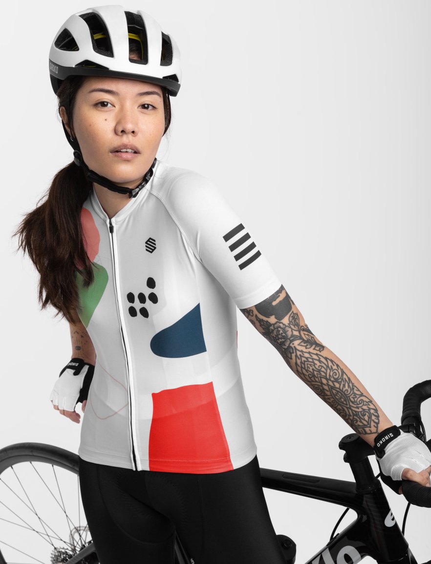 Maglietta Ciclismo Donna SIROKO - Tecnica Traspirante Con Tasche Schiena | Abbigliamento Sportivo Per Bike - Foto 2