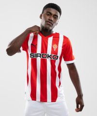 Maglia di gara in casa Real Sporting de Gijón 2024-25