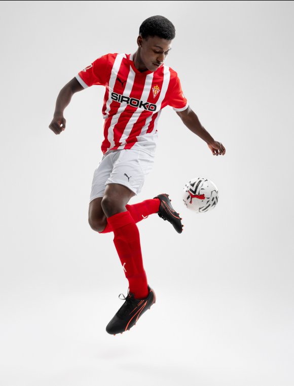 Maglia di gara in casa Real Sporting de Gijón 2024-25