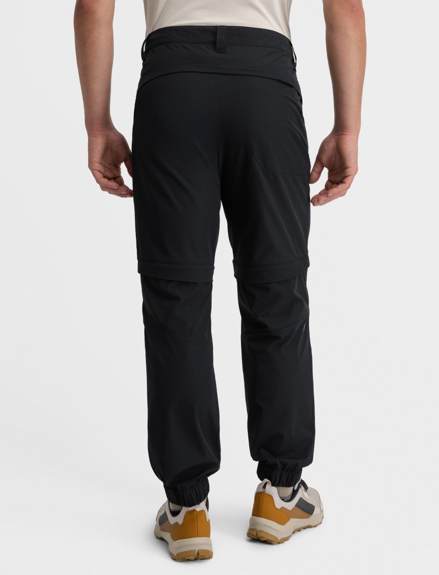 Pantalón de montaña desmontable para hombre Cairn Black SIROKO