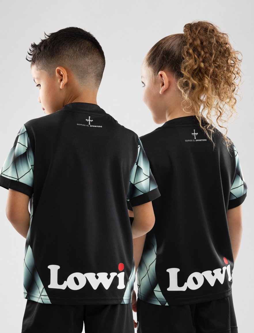Real Sporting de Gijón 2024-25 Away Kit Kids’ Jersey