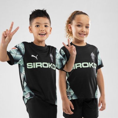 Real Sporting de Gijón 2024-25 Away Kit Kids’ Jersey