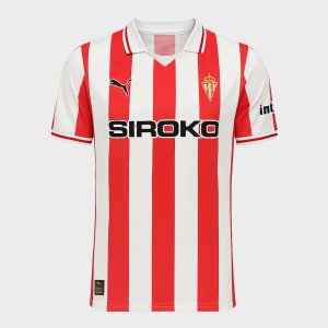 Real Sporting de Gijón 2025-26 Home Kit Kids’ Jersey