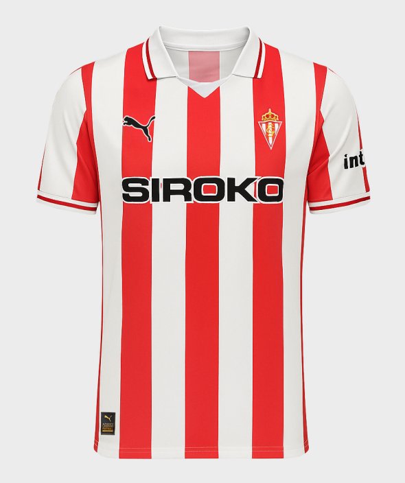 Dětský domácí dres Real Sporting de Gijón 2025–26
