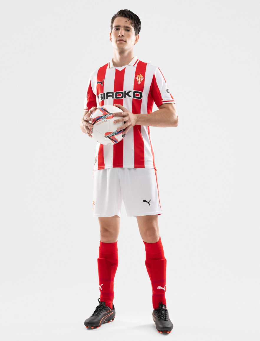 Maglia di gara in casa Real Sporting de Gijón 2025-26