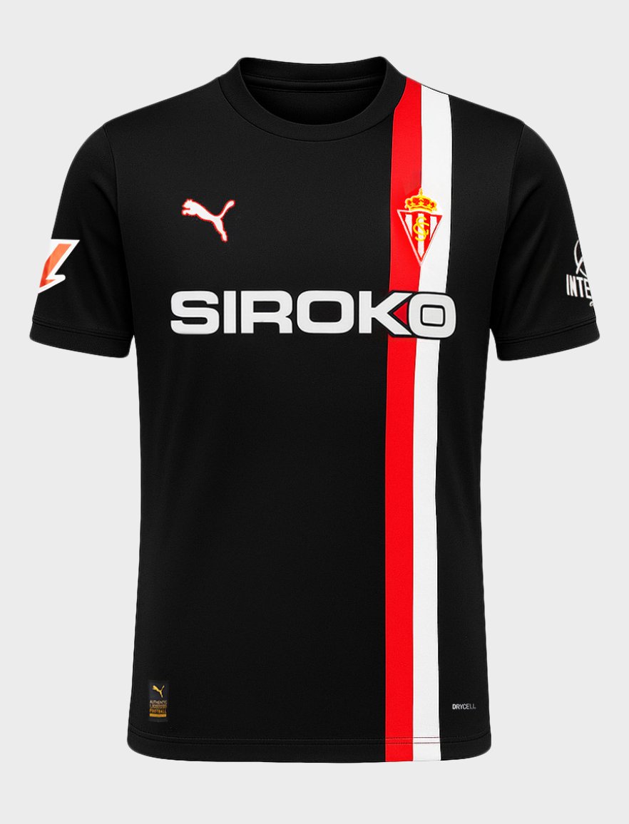 Real Sporting de Gijón 2025-26 Away Kit Kids’ Jersey