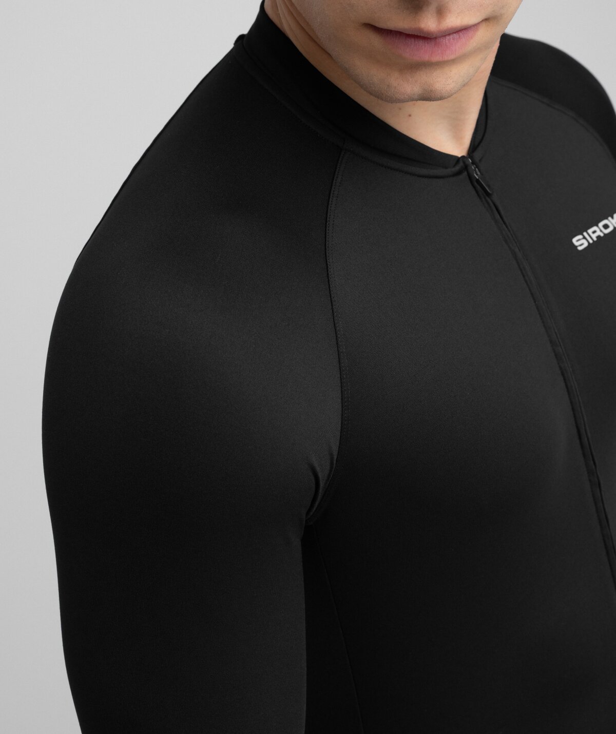Maillot cycliste LOOK noir zip intégral cycling shirt trikot Maillot cycliste LOOK noir zip intégral cycling shirt trikot