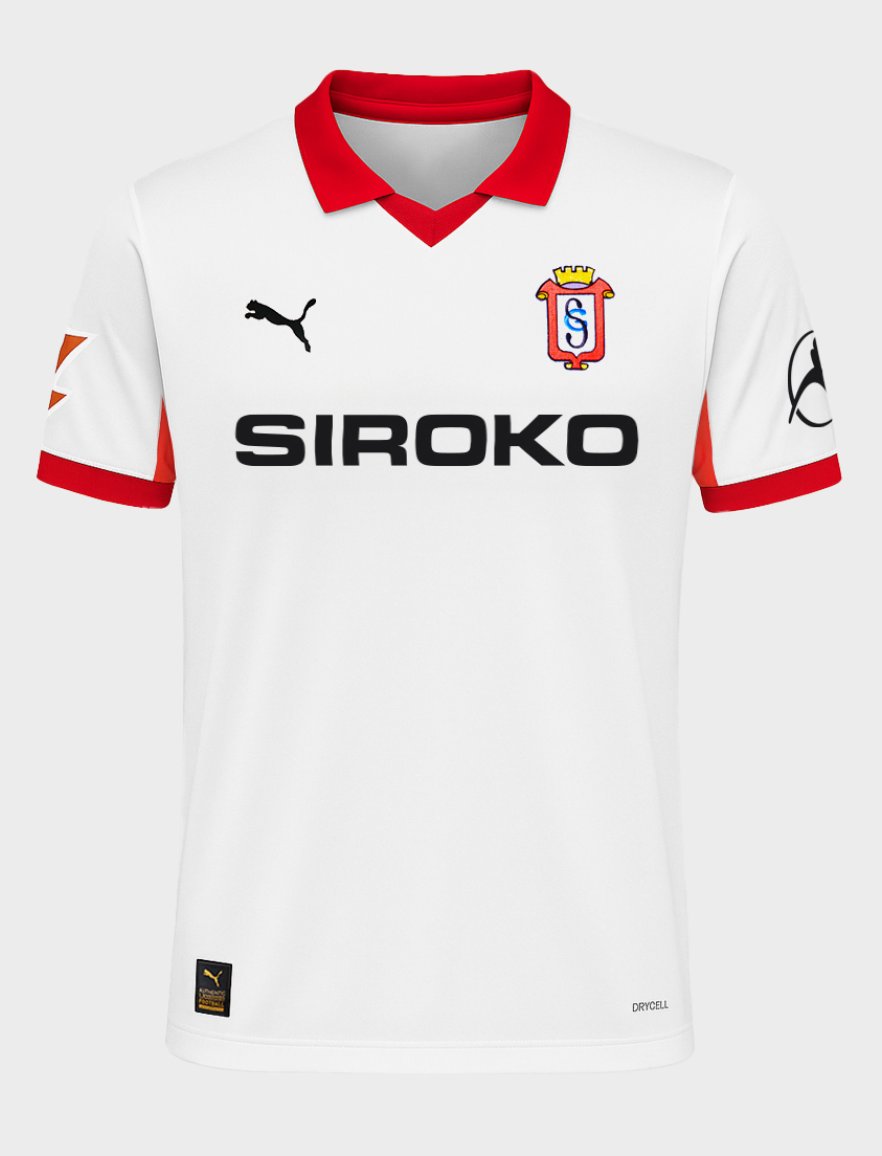 Real Sporting de Gijón 2025-26 Auswärtstrikot für Kinder