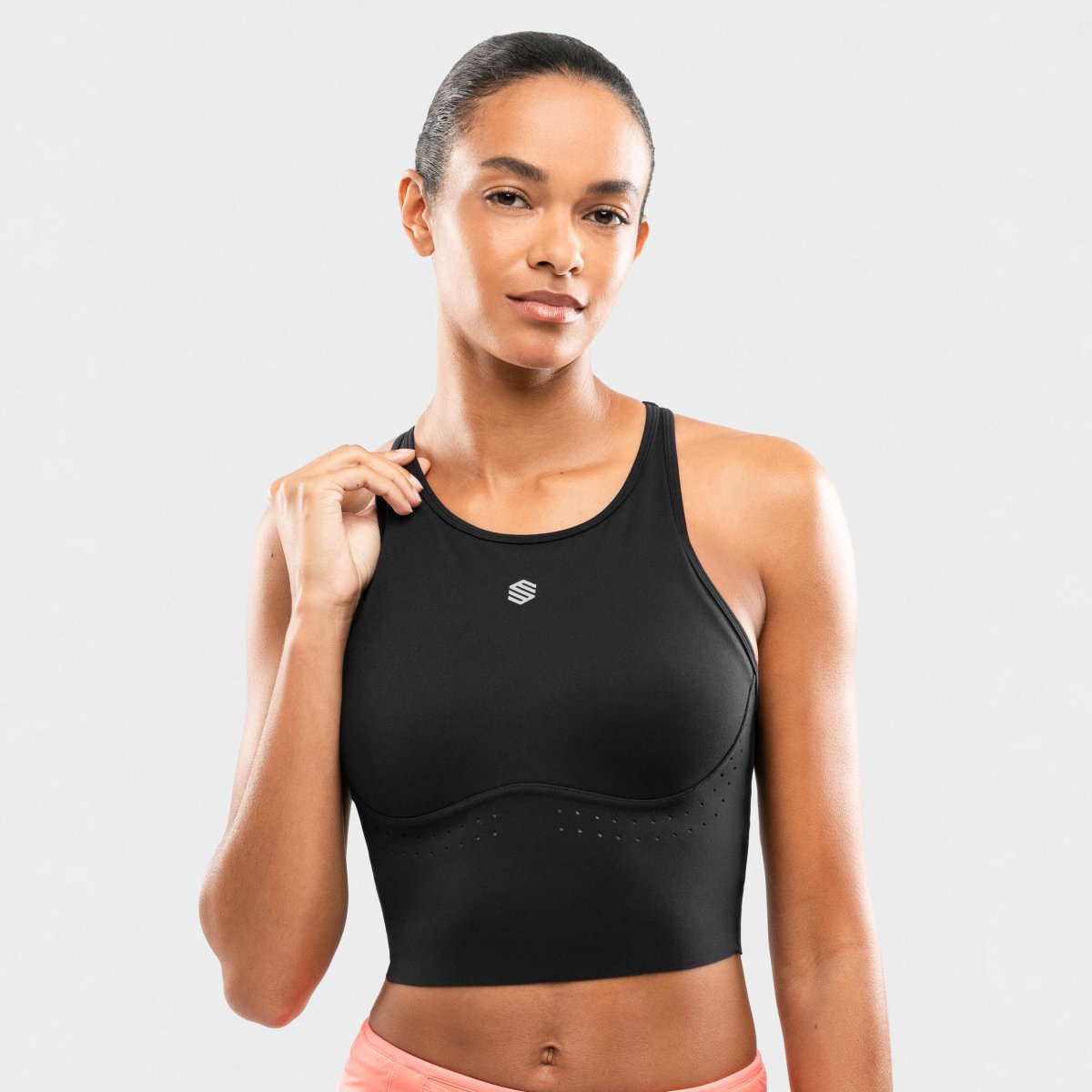 Top de running con sujeción Siroko Namib Black