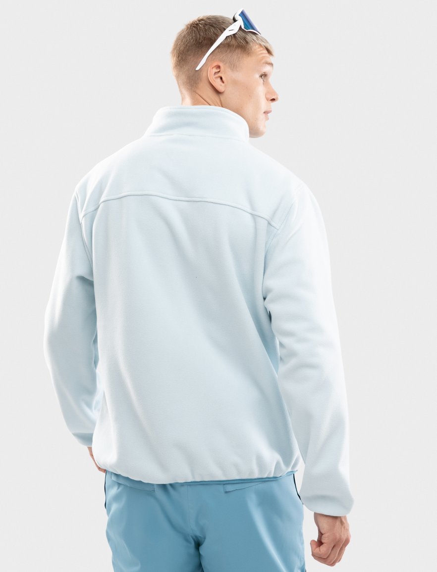 Forro Polar Grueso SIROKO Stowe - 350 Gsm, Cuello Alto Con Botones, Ideal Para Esquí, Nieve Y Días Fríos