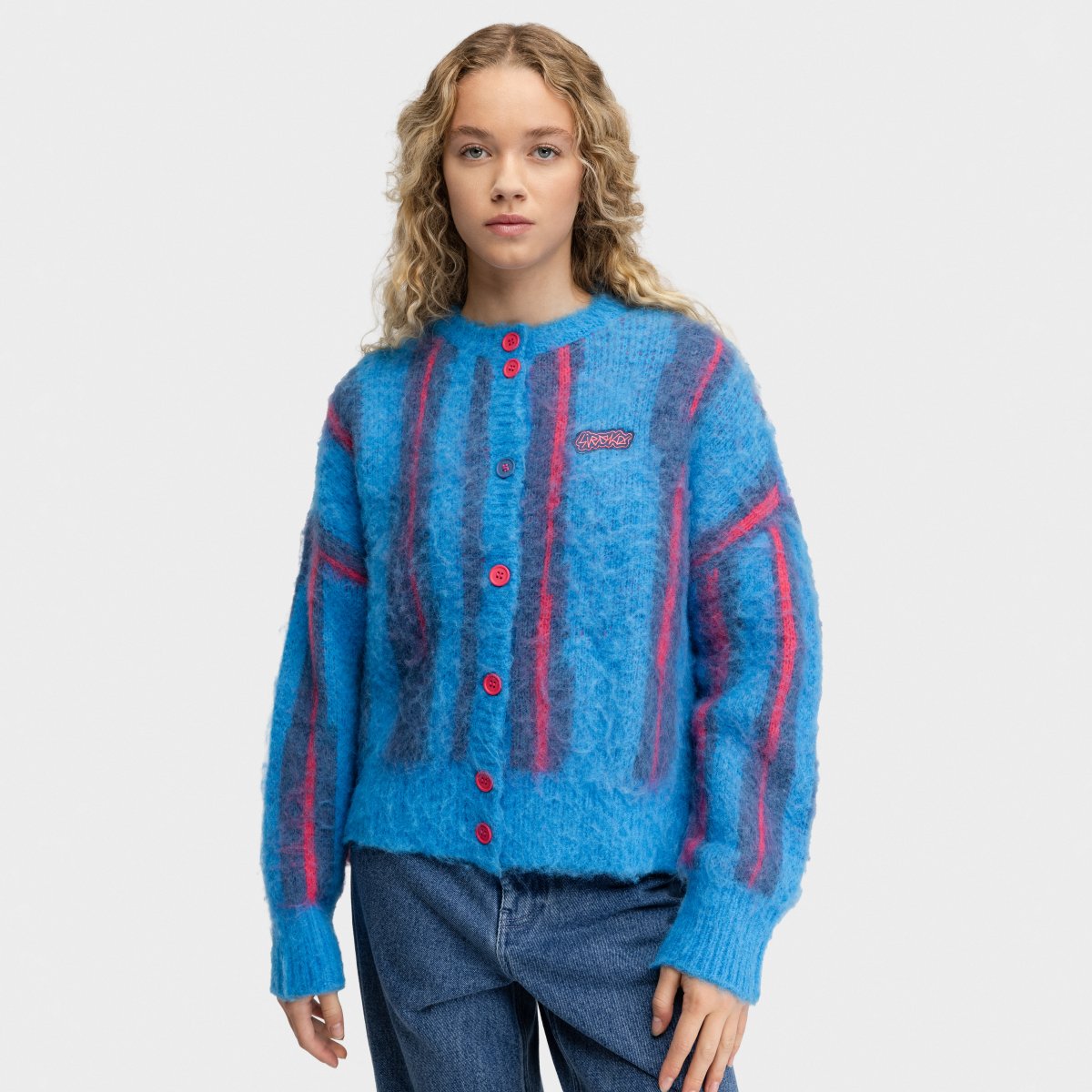 -25 Chaqueta de punto cárdigan para Mujer Siroko Apollo-W Blue