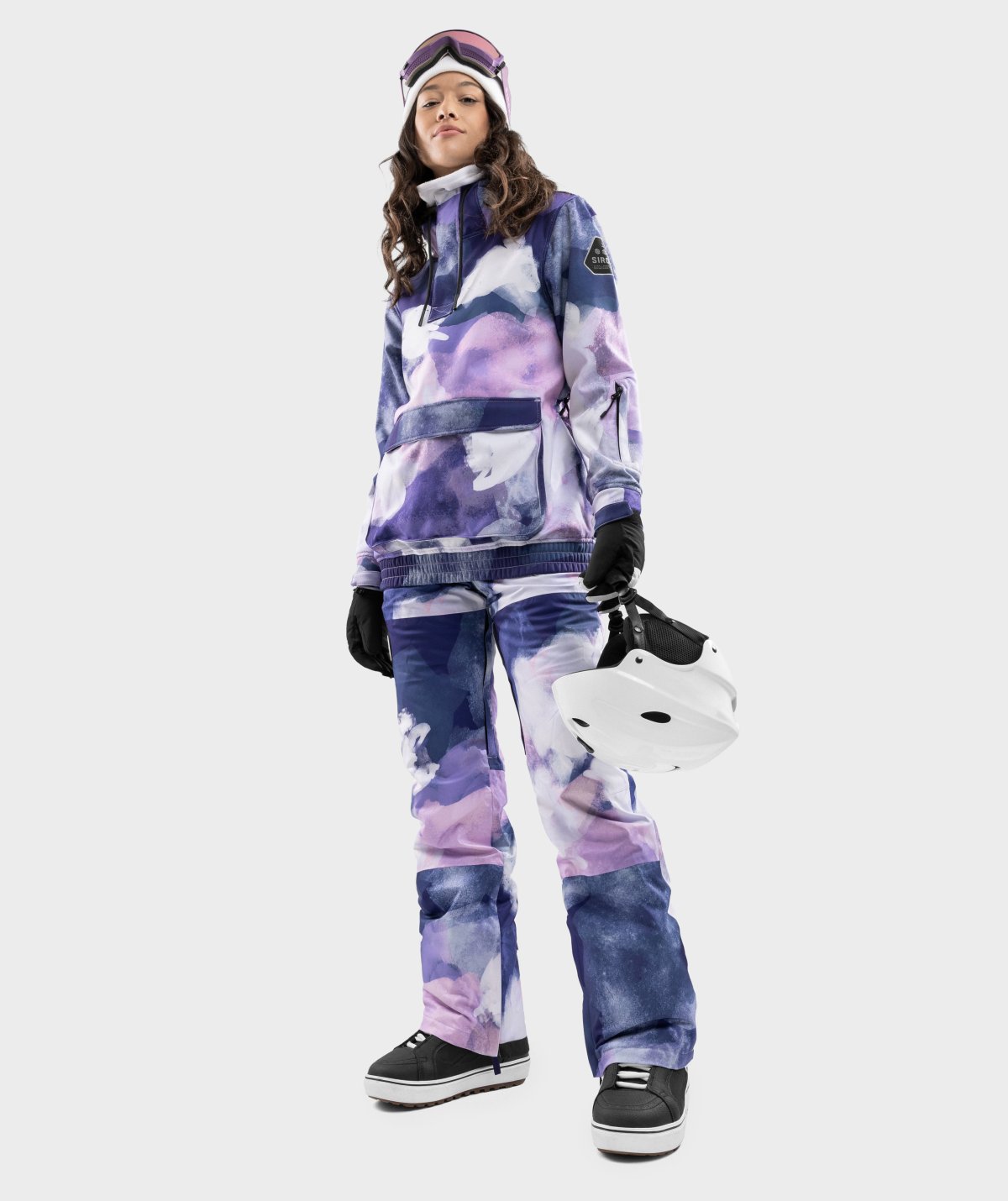 SIROKO - Snowboardjas voor Dames Siroko W1-W Ushuaia - S - Turquoise/Grijs SIROKO - Snowboardjas voor Dames Siroko W1-W Ushuaia - S - Turquoise/Grijs