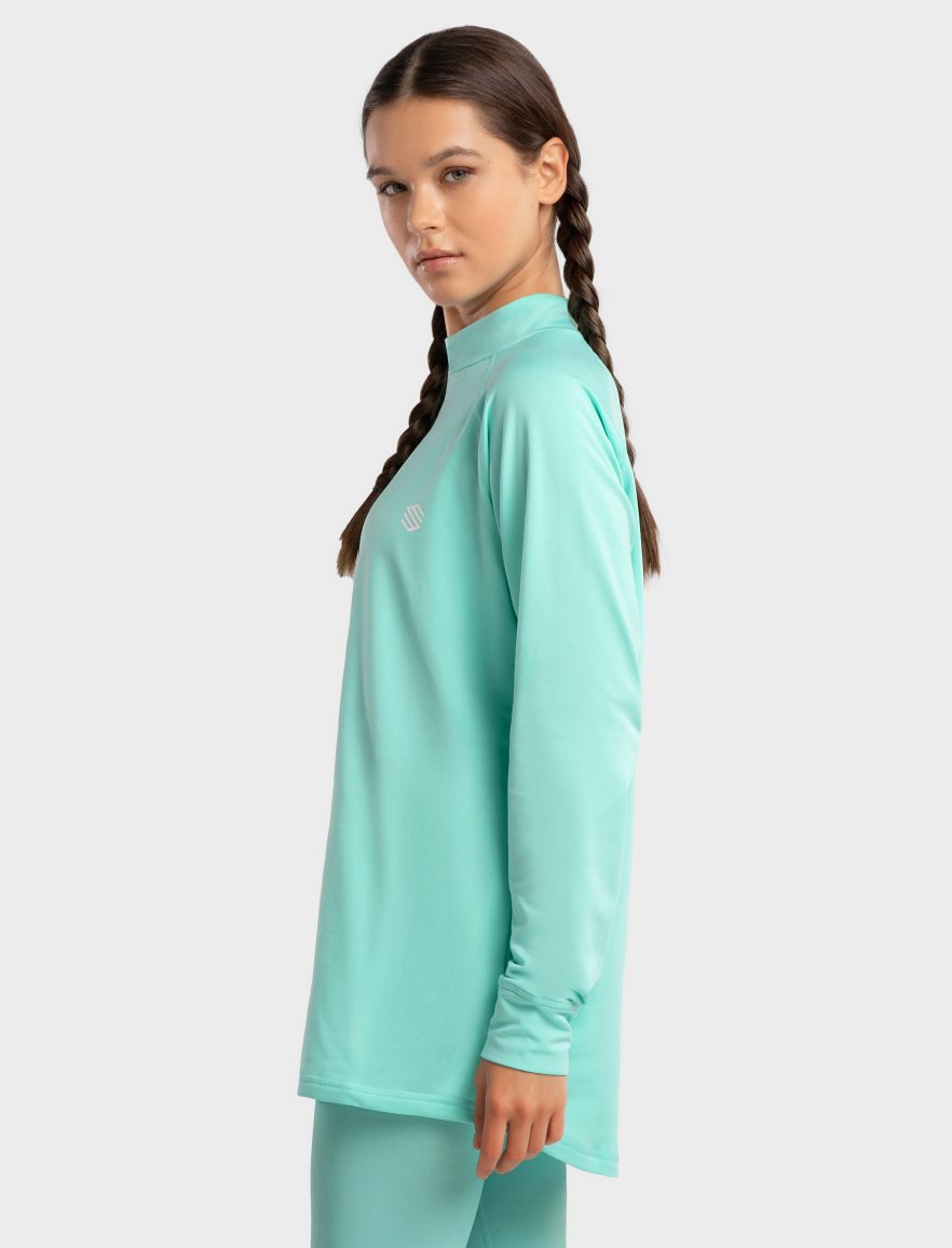 Sous-Maillot Thermique SIROKO Slush - Hiver, Sports D'Extérieur, Turquoise - 2