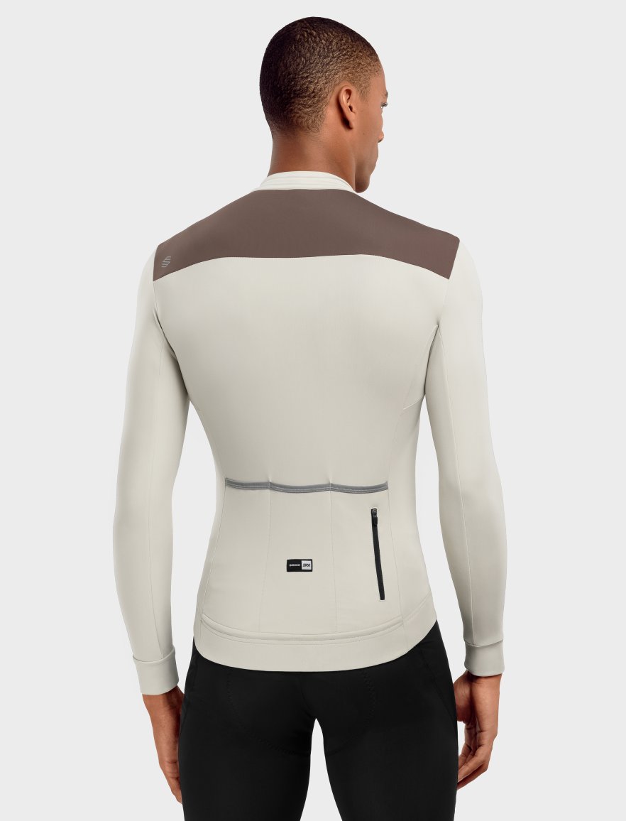 Long Sleeve Cycling Jersey Siroko SRX M4 Sandhill | SIROKO
