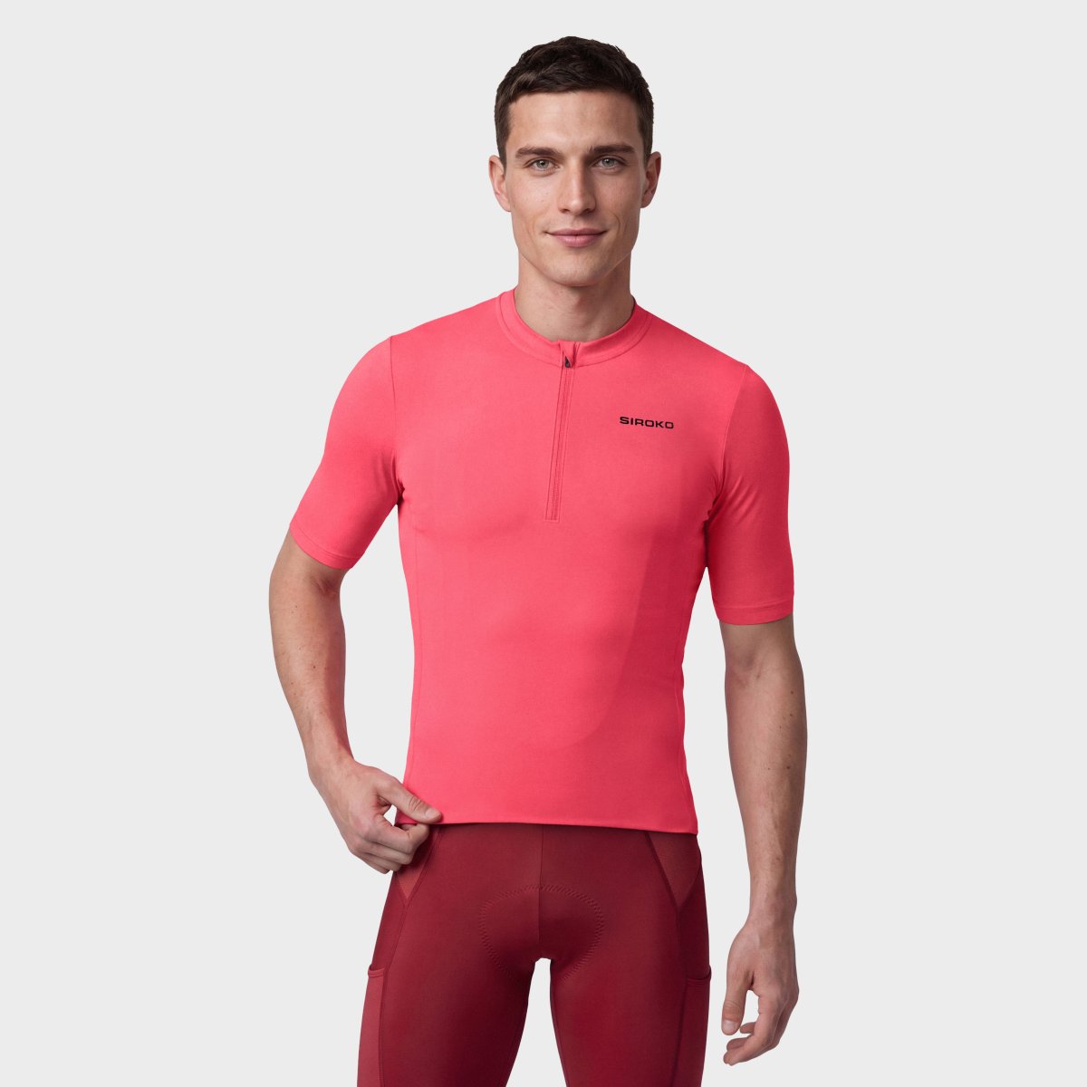 Gravel Cycling Jersey Siroko GM5 Terraquest Red