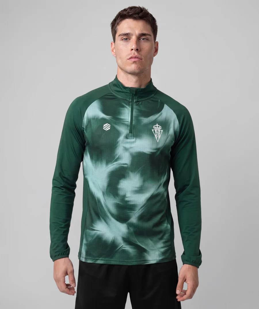 Prematch coach halfzip — Real Sporting de Gijón 26/27
