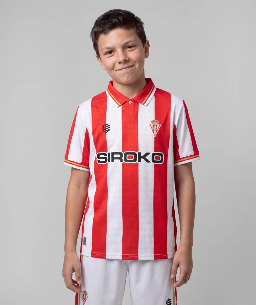 Camiseta 1ª equipación jugador (niño) — Real Sporting de Gijón 26/27
