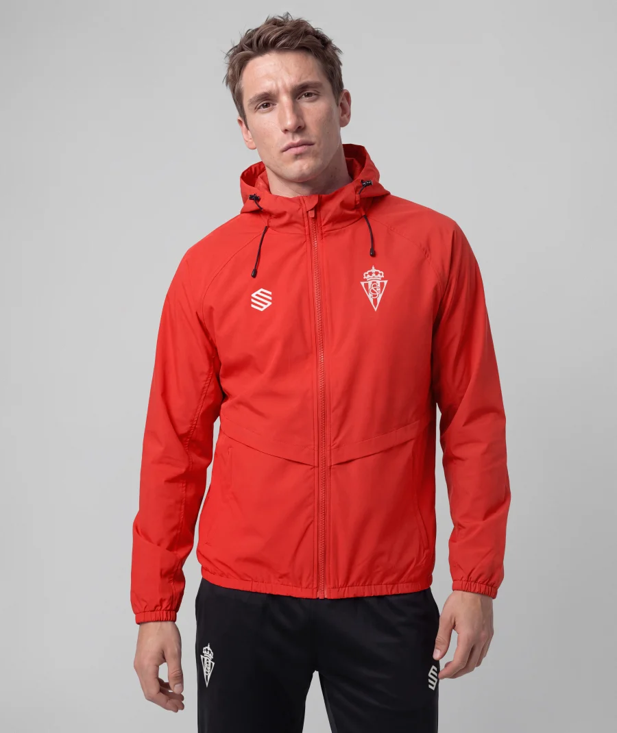 Chaqueta de lluvia jugador — Real Sporting de Gijón 26/27