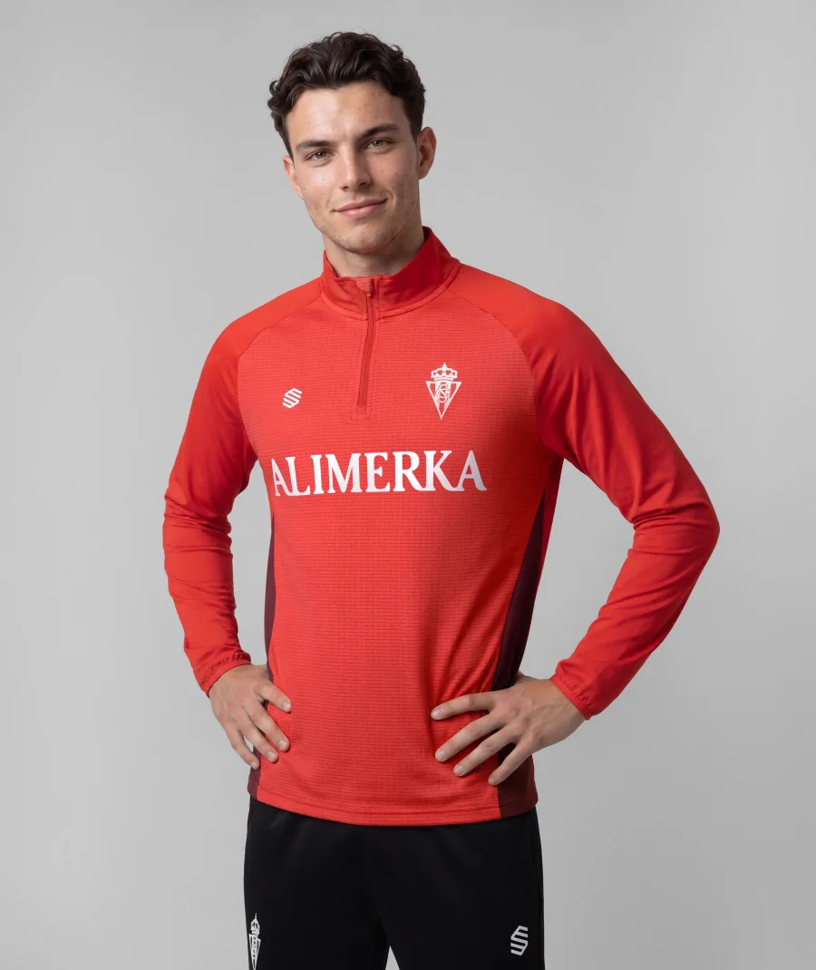 Training Half-Zip Hoodie — Real Sporting de Gijón 26/27