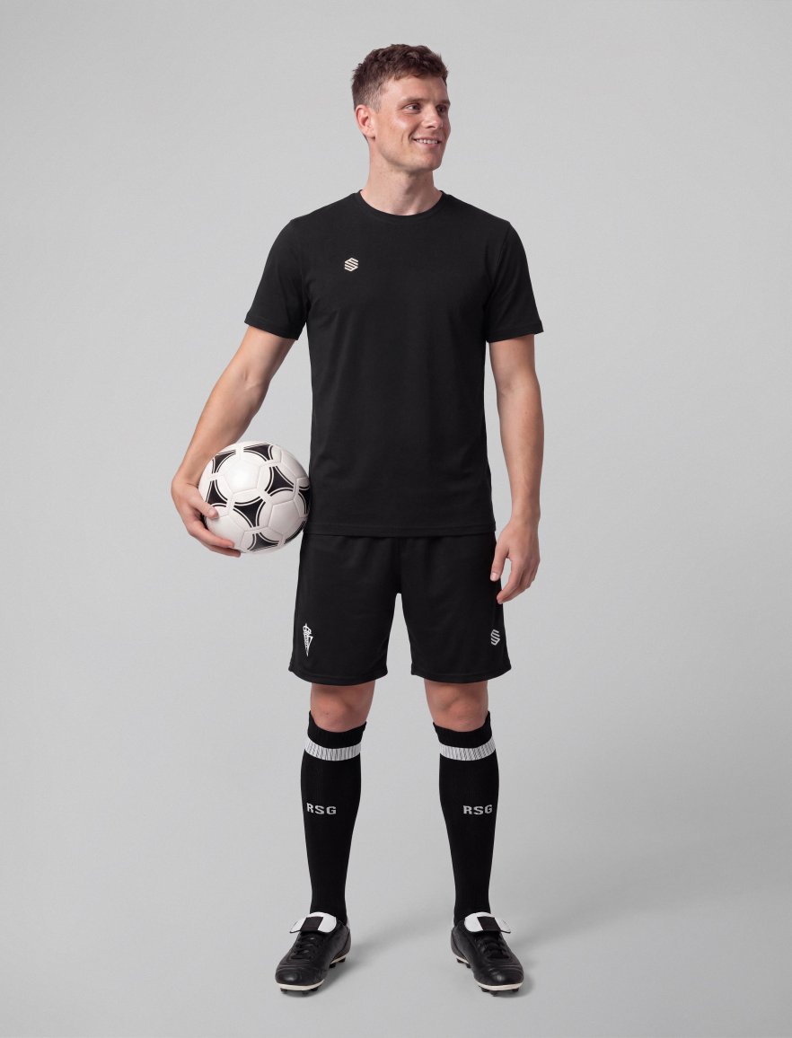 Cotton Tee Black M