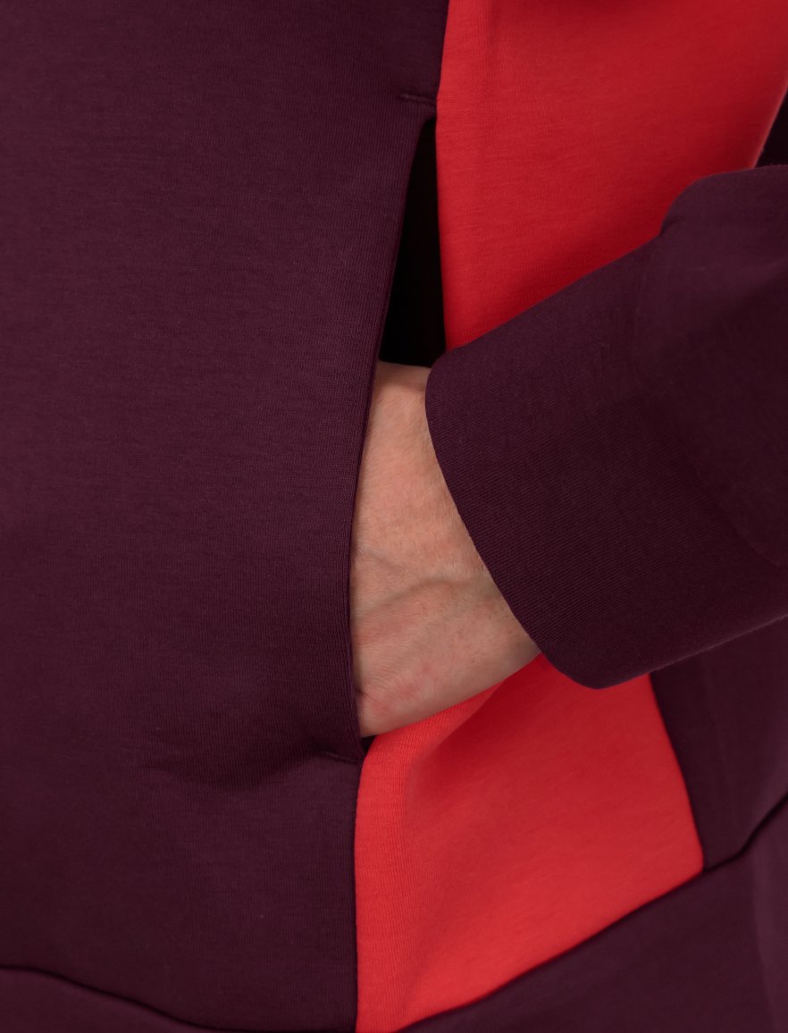 Fullzip Hoodie Burgundy/Red W