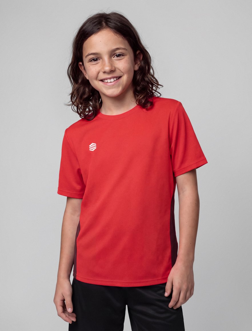 Sports Tee Red/Burgundy K