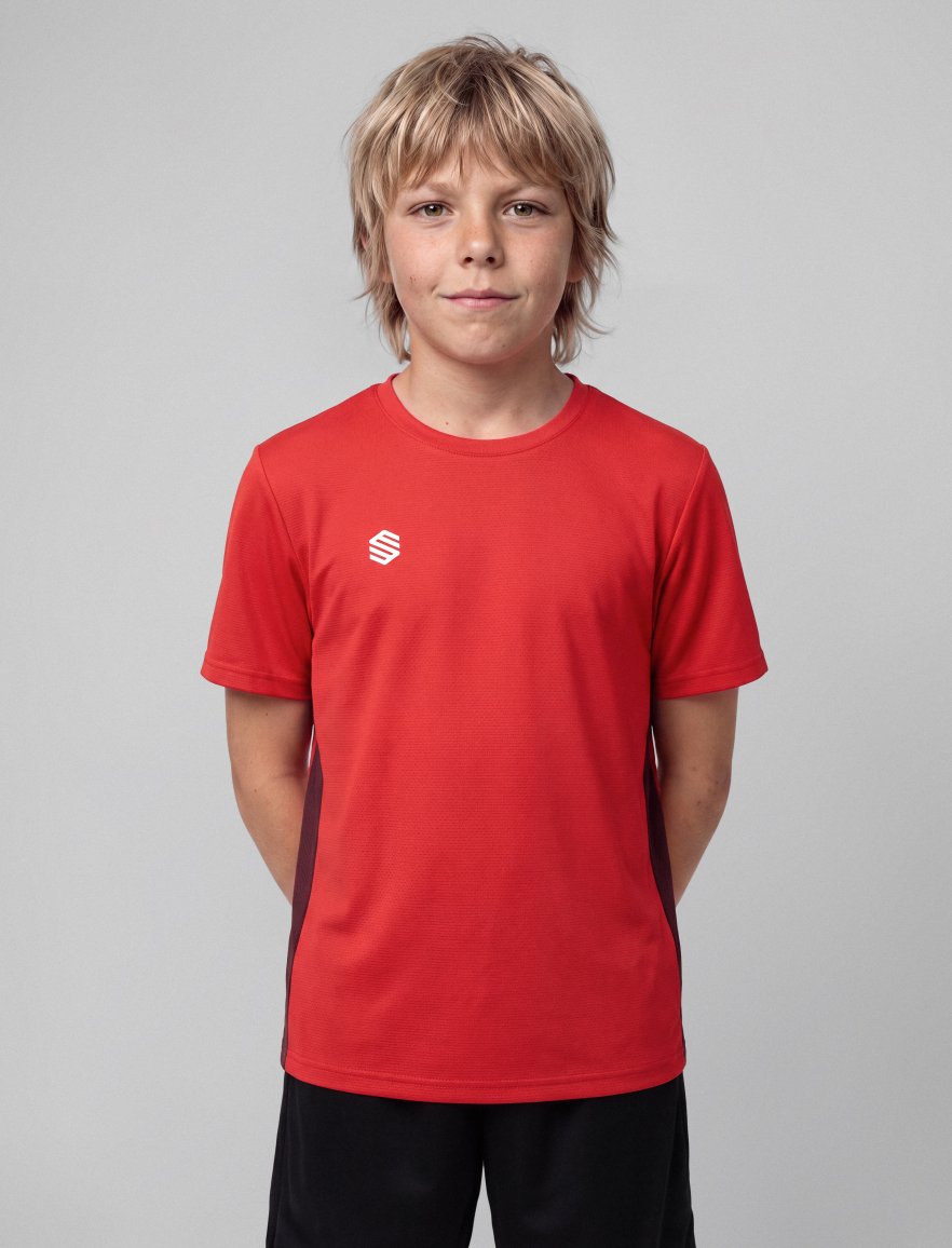 Sports Tee Red/Burgundy K