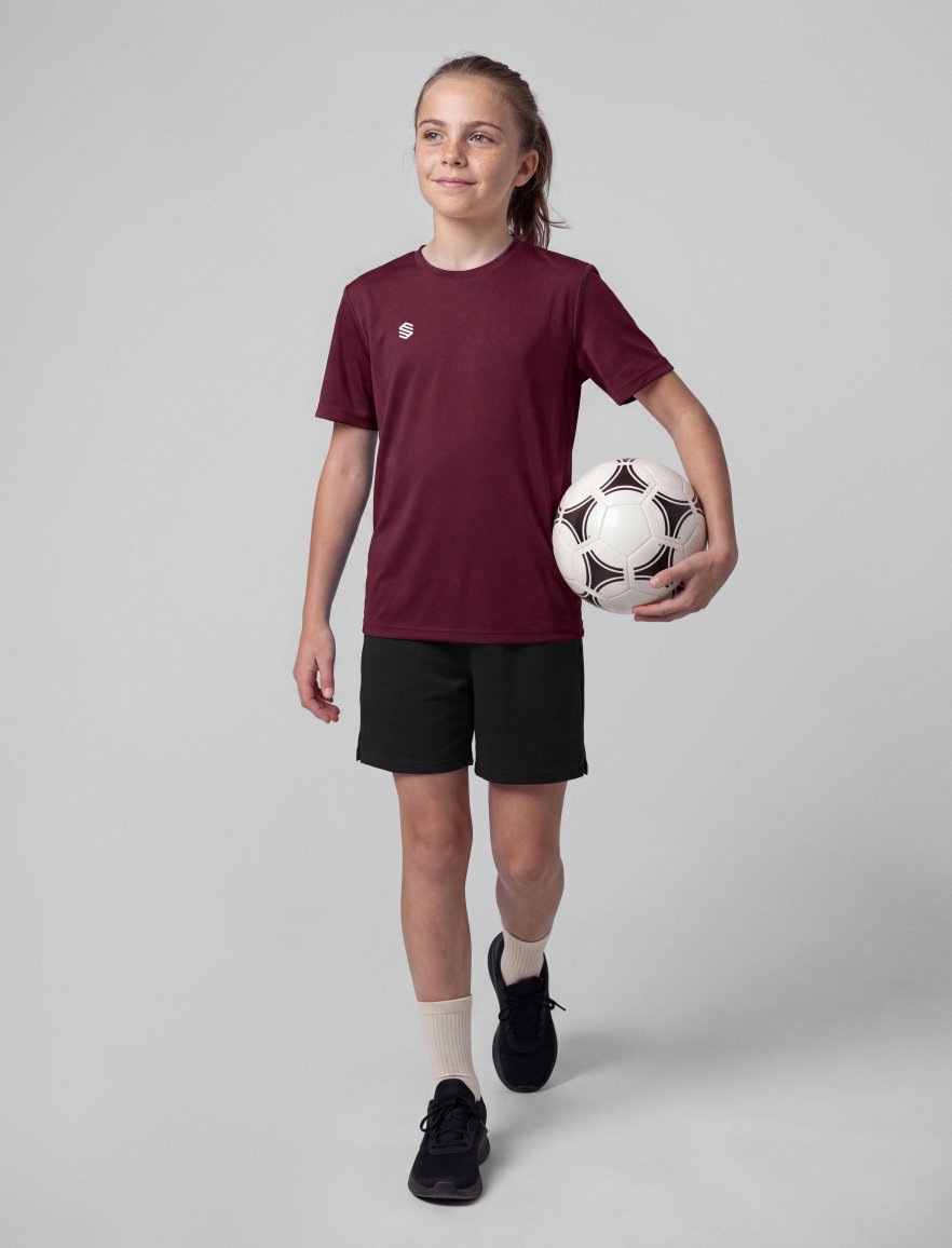 Cotton Tee Burgundy K