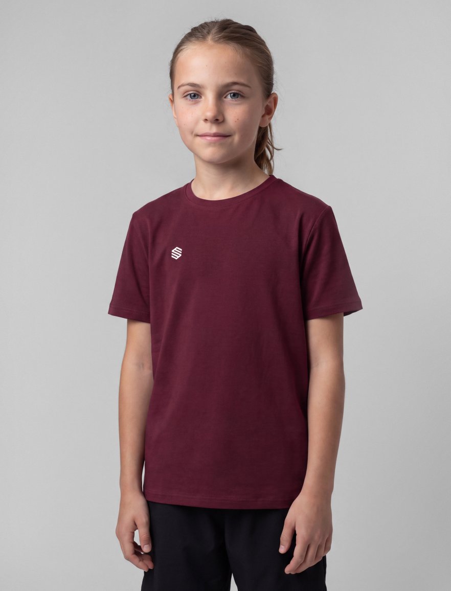 Cotton Tee Burgundy K