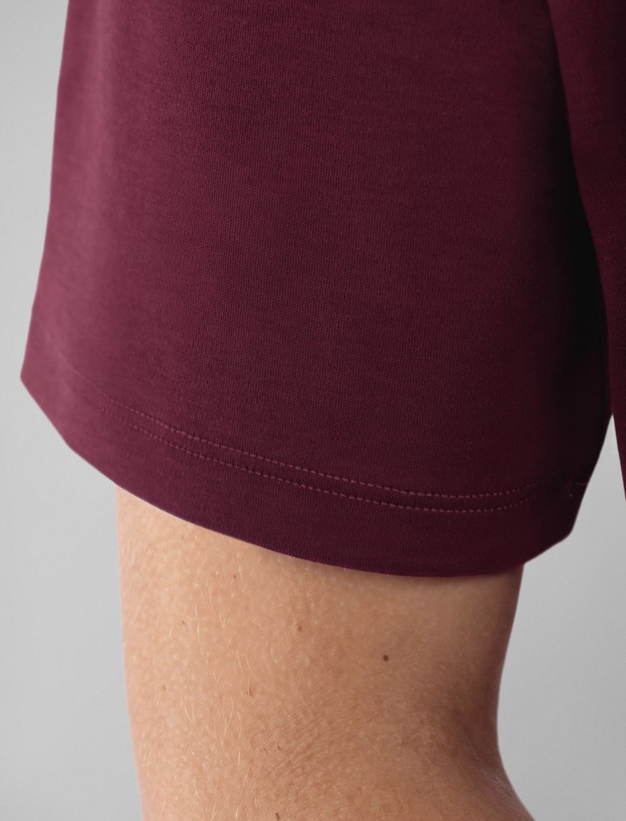 Cotton Tee Burgundy K