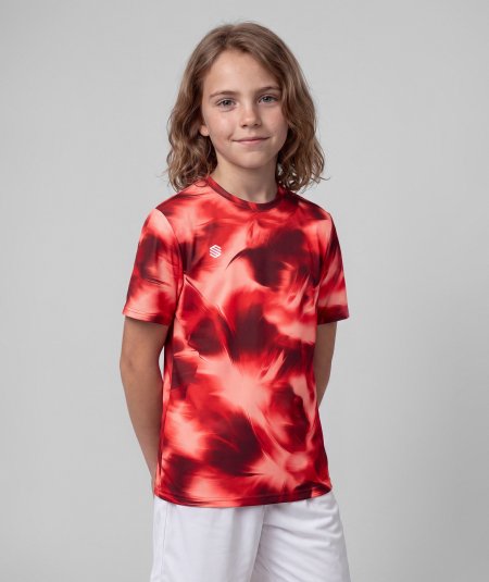 Sports Tee Pattern Red K