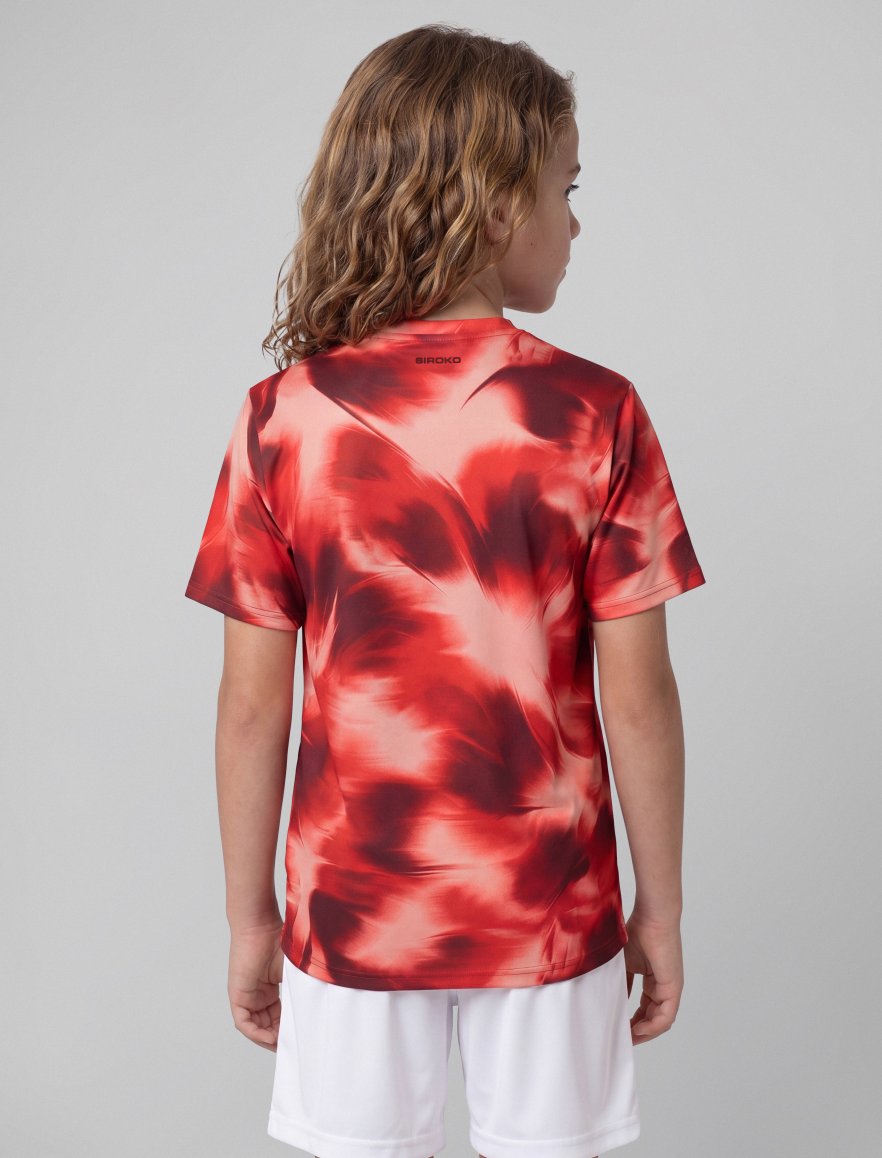 Sports Tee Pattern Red K