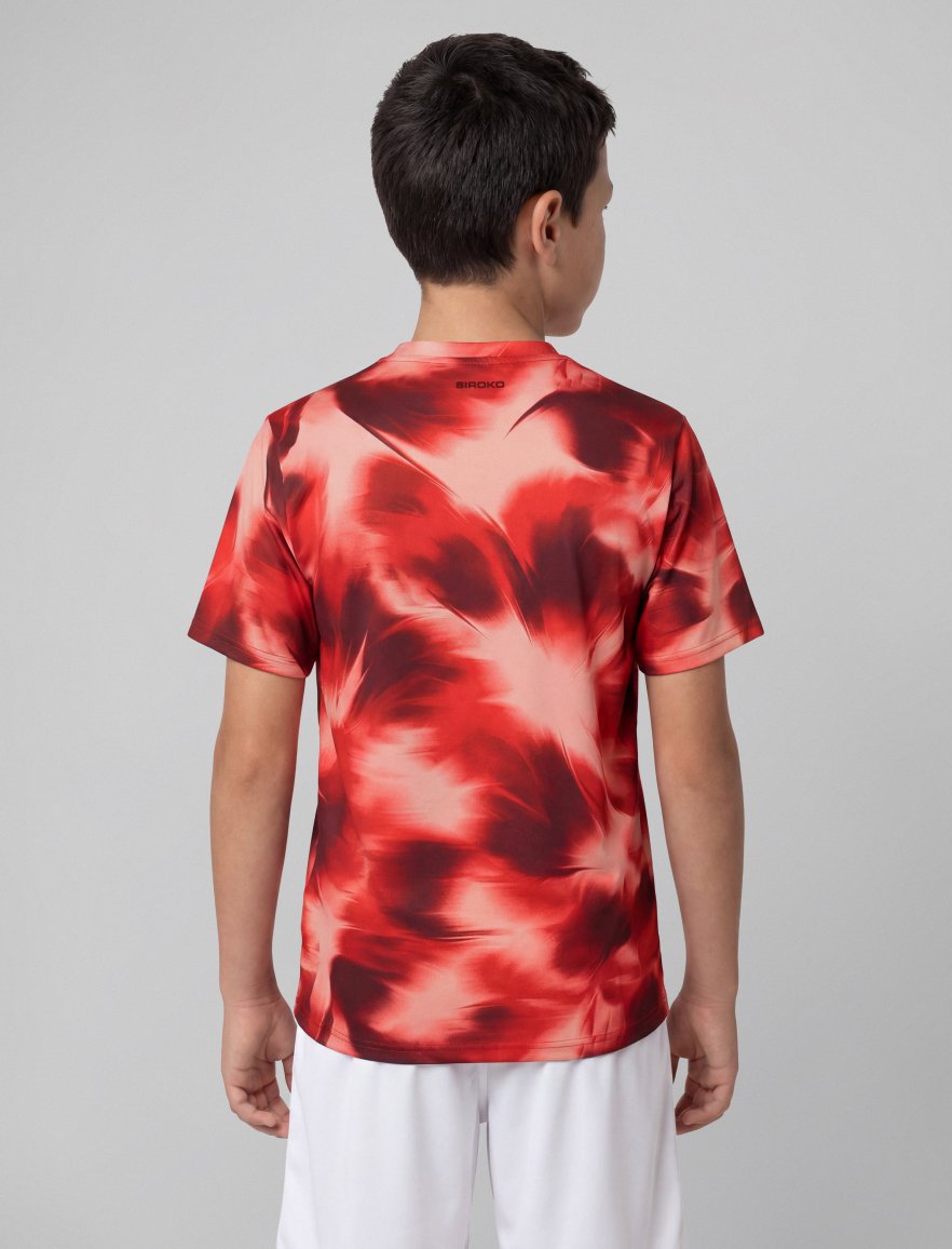 Sports Tee Pattern Red K