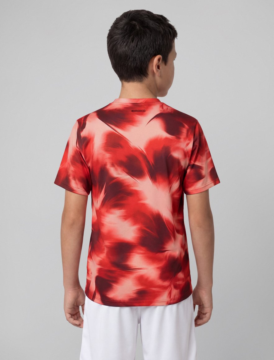 Sports Tee Pattern Red K