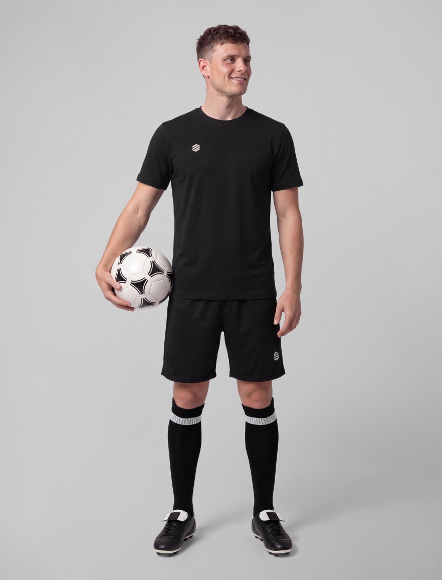 Cotton Tee Black M