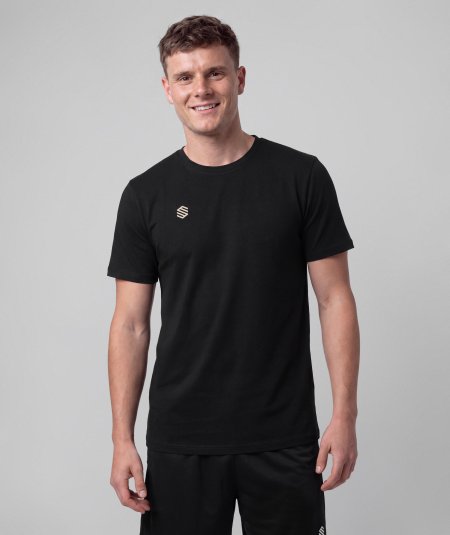 Cotton Tee Black M