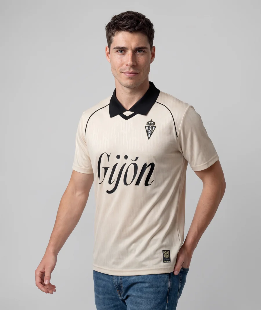 Camiseta «Match Day» blanca del Real Sporting de Gijón de Siroko