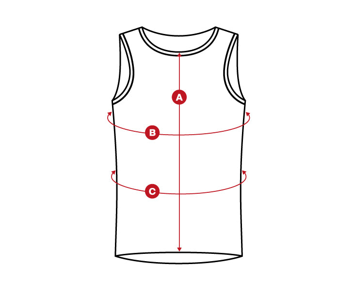 Core base layer size chart