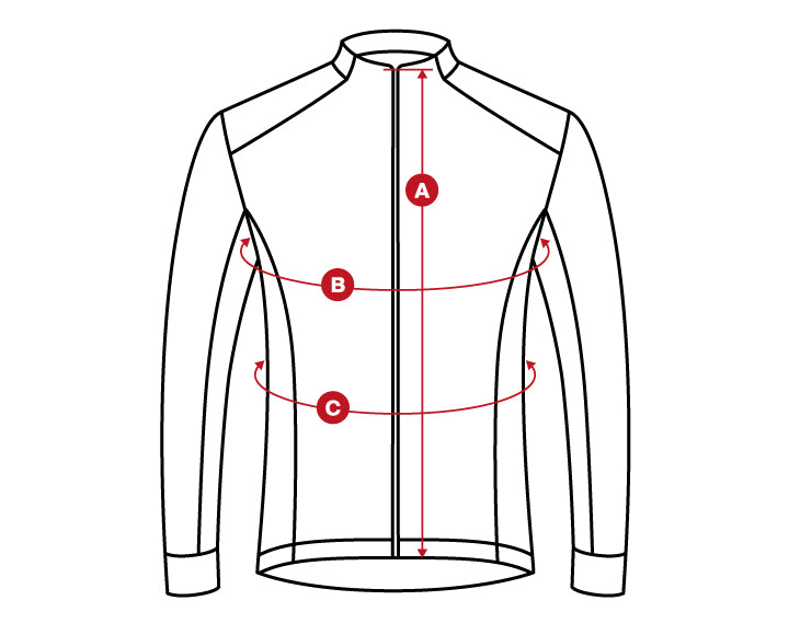 Maillots size chart