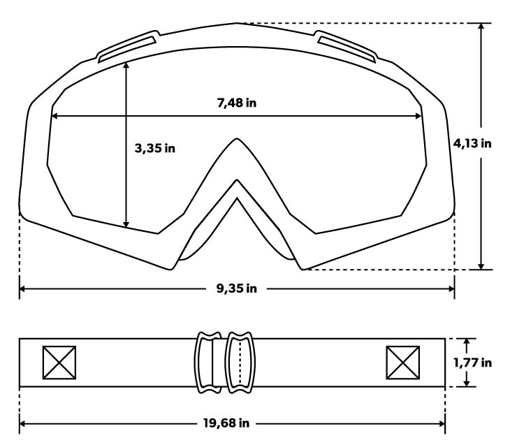 Guía de tamaños gafas Siroko Tech H1