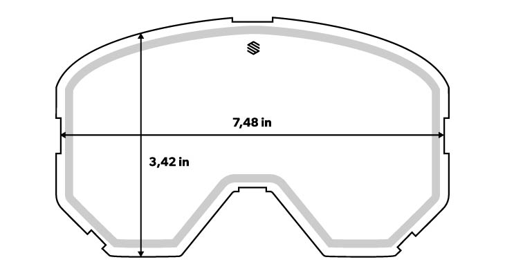 Guía de tamaños accesorios lentes Siroko Tech G1