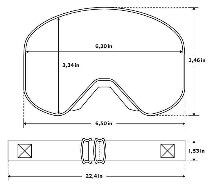 Guía de tamaños gafas Siroko Tech GX