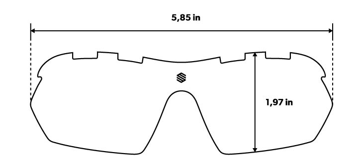 Guía de tamaños gafas Siroko Lente Tech K3s